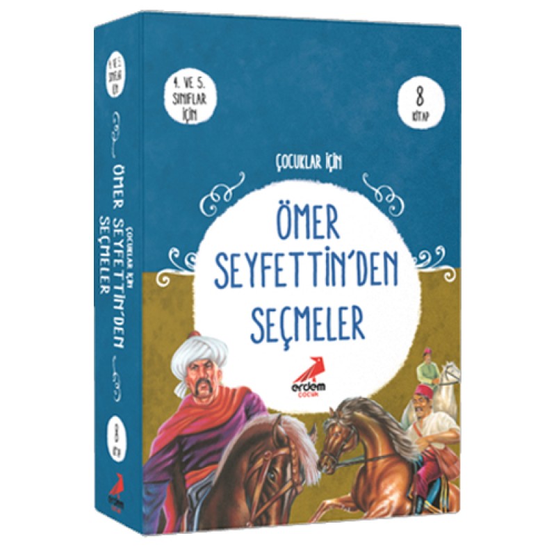 Çocuklar İçin Ömer Seyfettin'den Seçmeler - 8 Kitap Takım Çocuklar İçin Ömer Seyfettin'den Seçmeler - 8 Kitap Takım