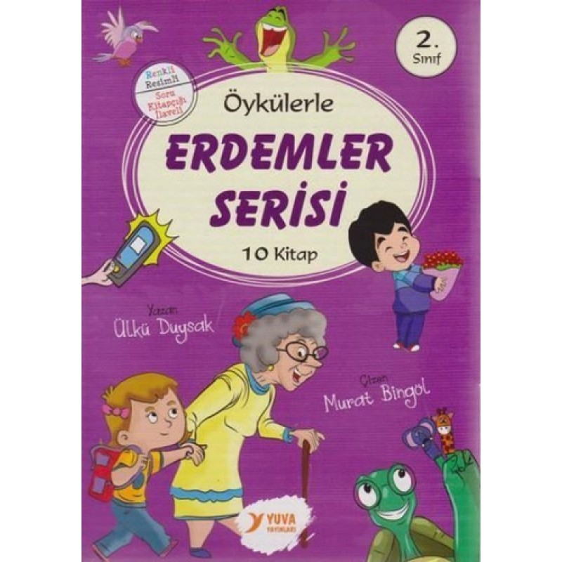 2. Sınıflar İçin Öykülerle Erdemler Serisi - 10 Kitap Takım
