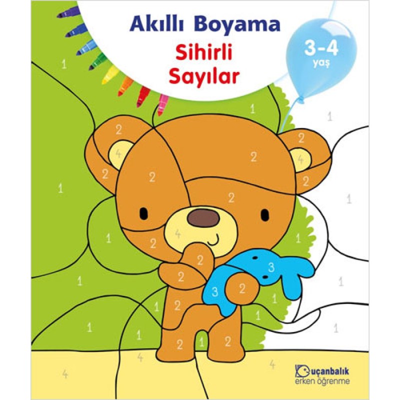 Akıllı Boyama - Sihirli Sayılar 3-4 Yaş Akıllı Boyama - Sihirli Sayılar 3-4 Yaş