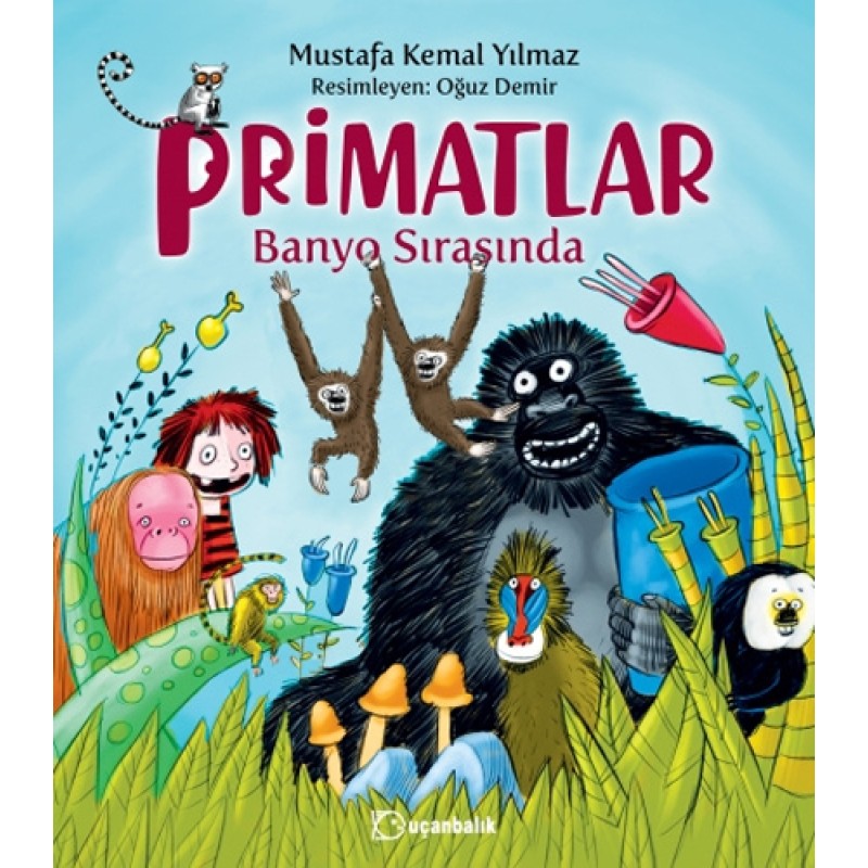 Primatlar Banyo Sırasında (Ciltli)
