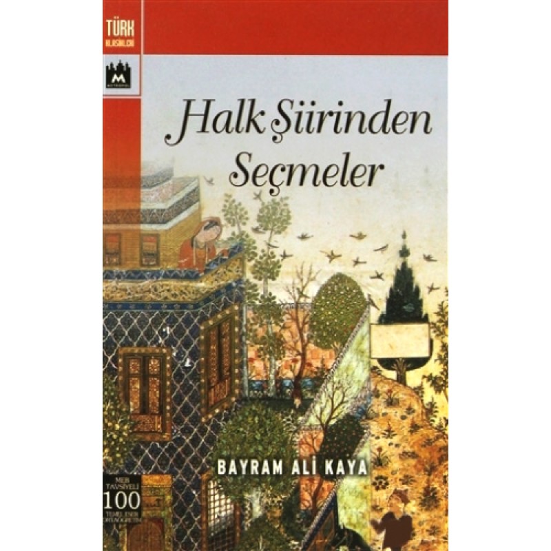 Halk Şiirinden Seçmeler Halk Şiirinden Seçmeler