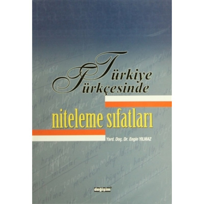 Türkiye Türkçesinde Niteleme Sıfatları