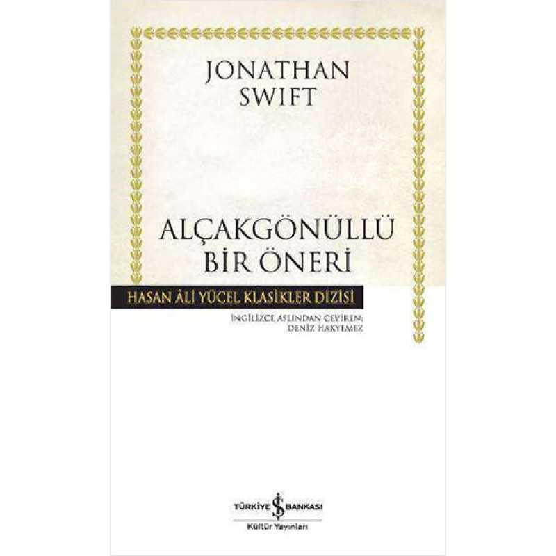 Alçakgönüllü Bir Öneri Alçakgönüllü Bir Öneri