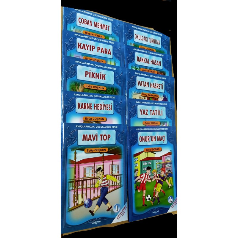 Avuçlarımdaki Çocukluğum Dizisi 8-12 Yaş 10 Kitap Takım Avuçlarımdaki Çocukluğum Dizisi 8-12 Yaş 10 Kitap Takım
